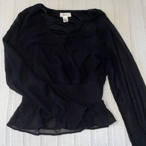 black blouse